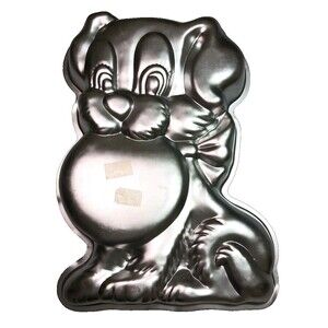 Vintage 1978 Wilton Playful Puppy Dog Cake Pan 502-7636 Baking Mold 14”x10” EUC